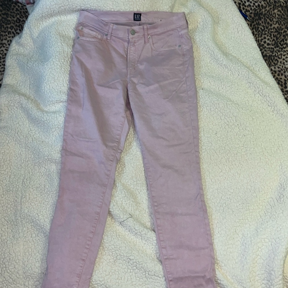 GAP Women's Skinny Jeans in Light Pink